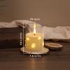 Simulated LED Bullet Candle String Lights - Decorative Acrylic Atmosphere Lights