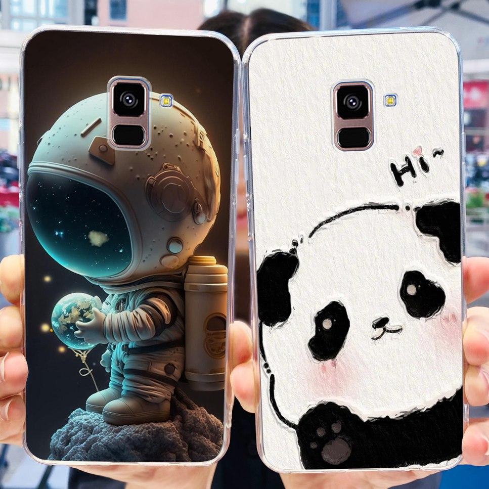 For Samsung Galaxy A8+ A8 Plus Case New Butterfly Flower TPU Soft Silicon Cover For Samsung A8+ 2018 SM-A730F Phone Case Funda