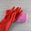 Extended Waterproof Latex Kitchen Gloves for Dishwashing and Cleaning