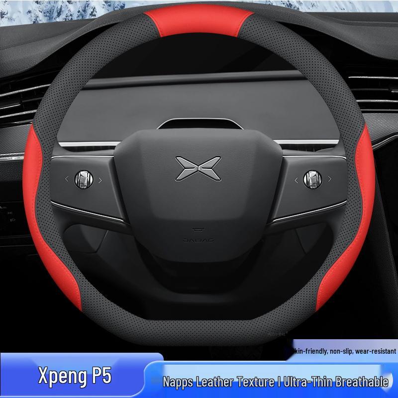 XPeng P5 Steering Wheel Cover - All-Season, Non-Slip, Thin Design for 2022 Model