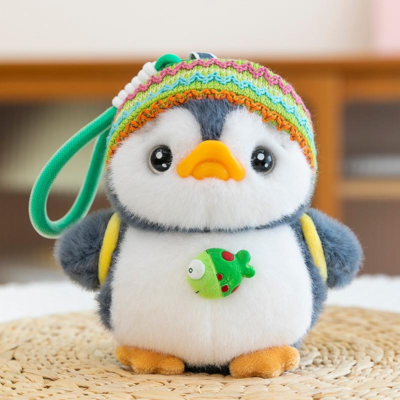 

Genuine penguin pendant doll cute dress penguin plush toy pendant girls bag accessories gift 15cm