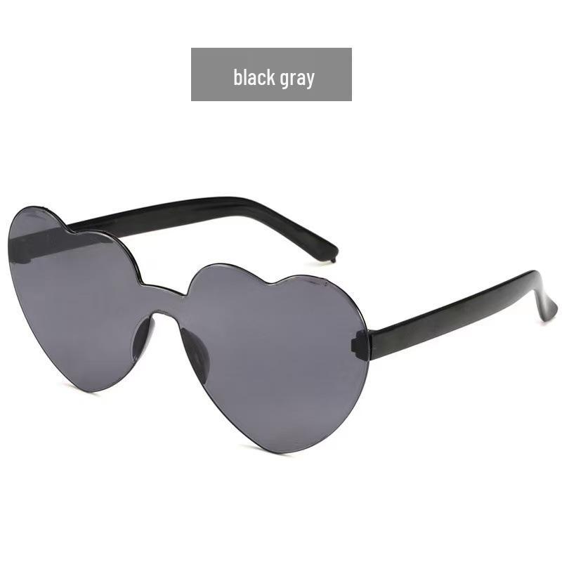 Unisex Peach Heart Sunglasses & Women's Heart Jumpsuit