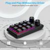 Wireless One Handed Gaming Keyboard Custom Macro Keyboard 12Key uwBT Red Switch HotSwappable for