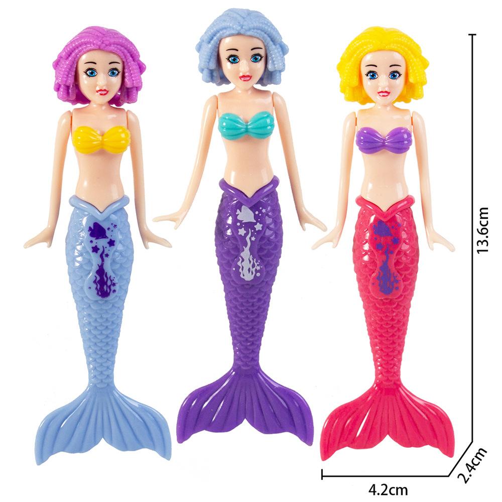 

3Pcs/Bag Mermaid Water Play Diving Toy Different Style For Swimming Children Game In Sun Pool Beach Bath Time Gift Playhouse Toy