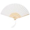 Double Layer Vintage Janpanese Style Lace Hand Folding Fan for Women Performance Gifts Party