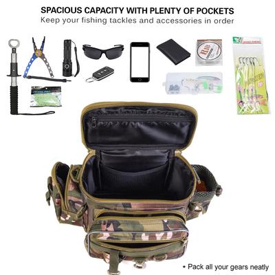 Tragbare Angeltasche Outdoor Einzelne Schulter Angel Hüfttasche Bauchtasche Angelköder Zubehör Nützlicher Stauraum