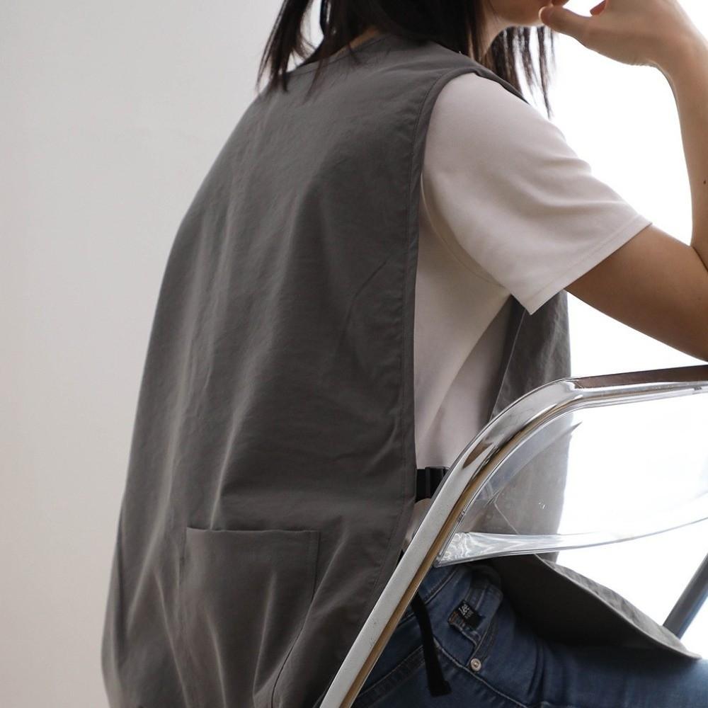 Japanese Household Kitchen Apron Adjustable Salon Barber Cape Waterproof Work Clothes  Outdoor