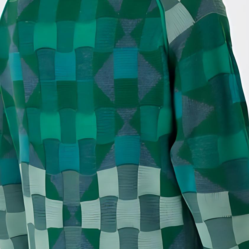 Emporio Armani Embroidered Letter Raglan Knit Sweater Men Sweater Green 6L1MV9-1M08Z-F510