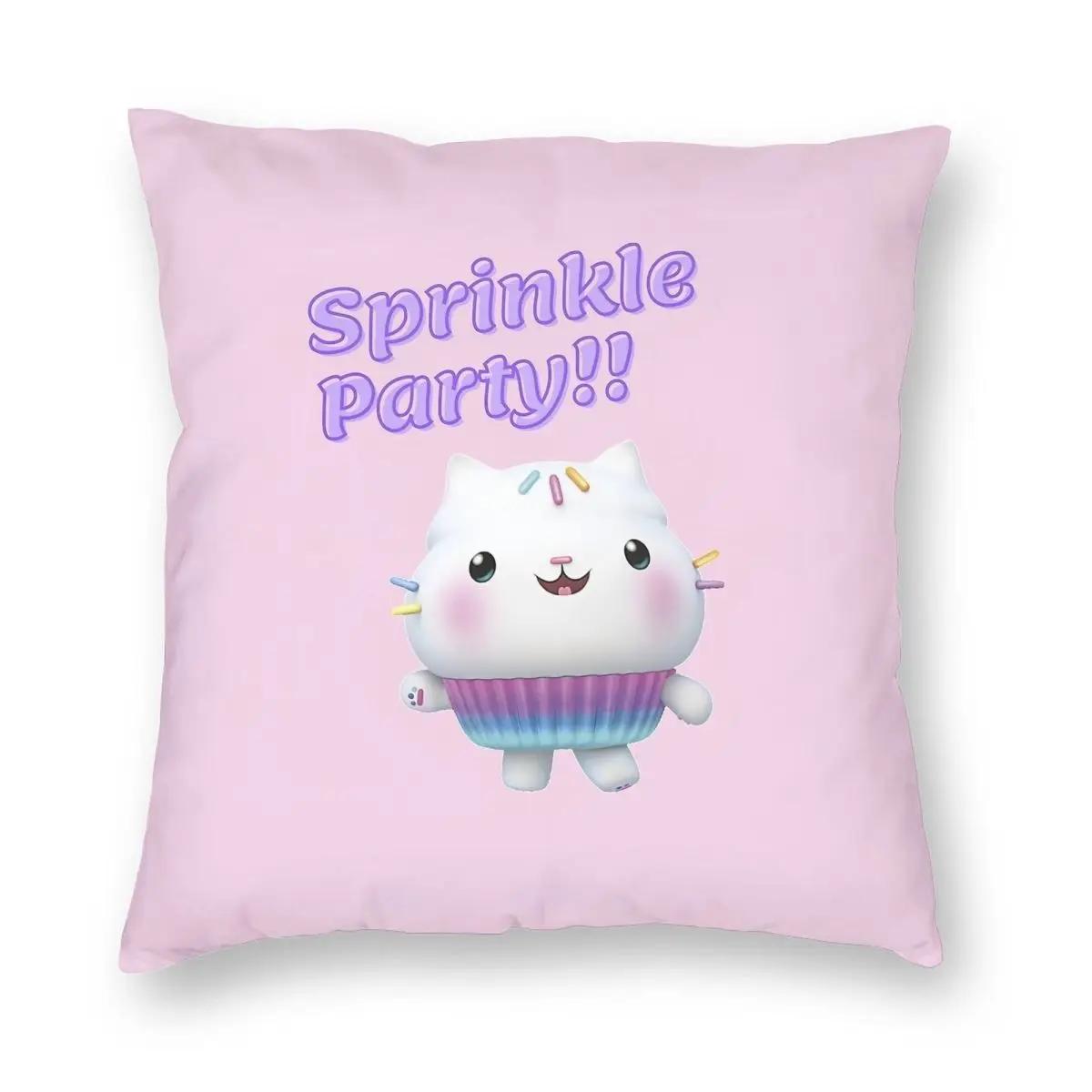 

Кукольный домик Кейки Кэт Наволочка Принт Полиэстер Наволочка Подарок Милая Детская Наволочка Чехол Домашний На молнии 66x66cm бежевый