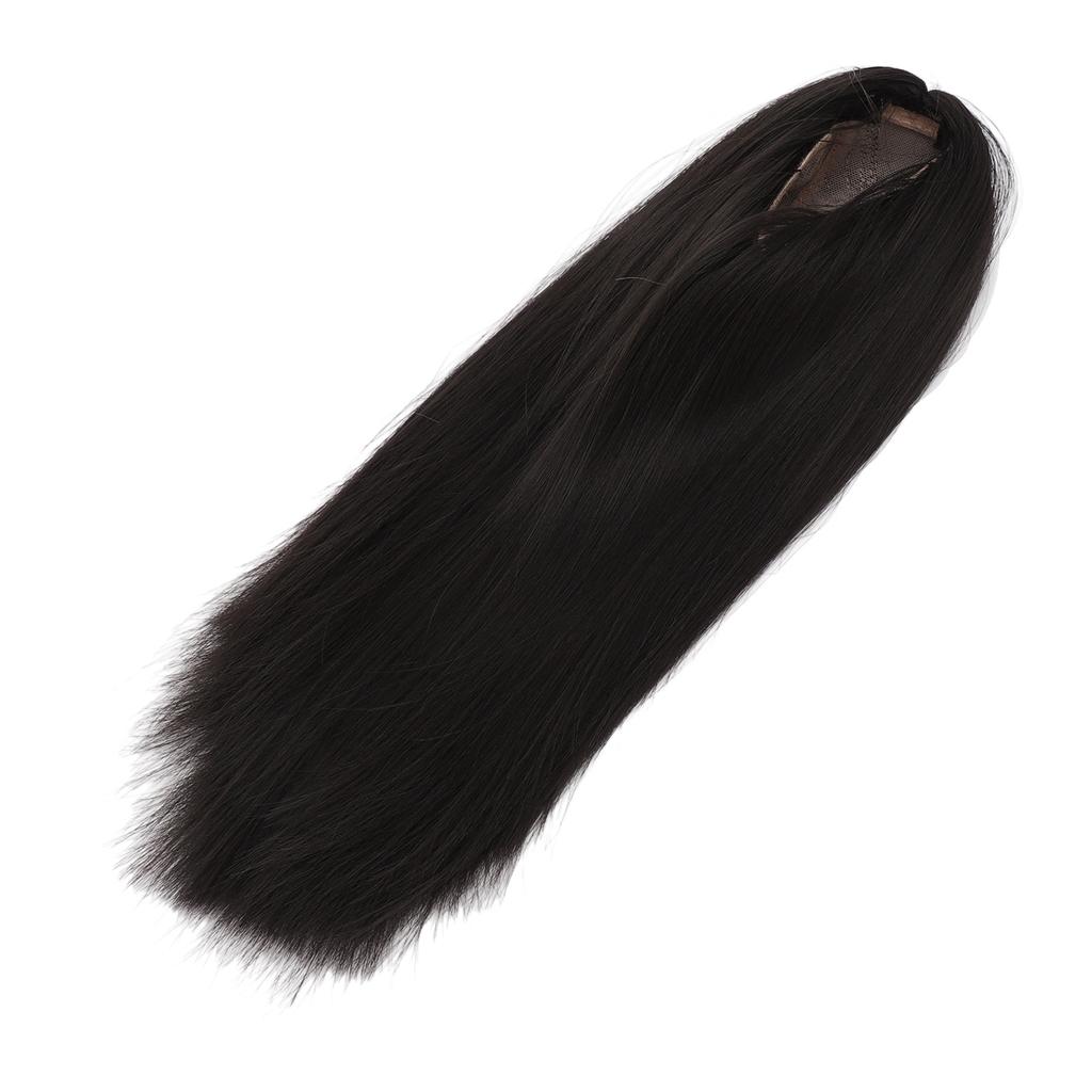 1 4 Doll Wig for 7 To 8in Doll DIY Trimmable Soft High Temperature Silk Ball Jointed Doll Wig Doll Long Straight Wig