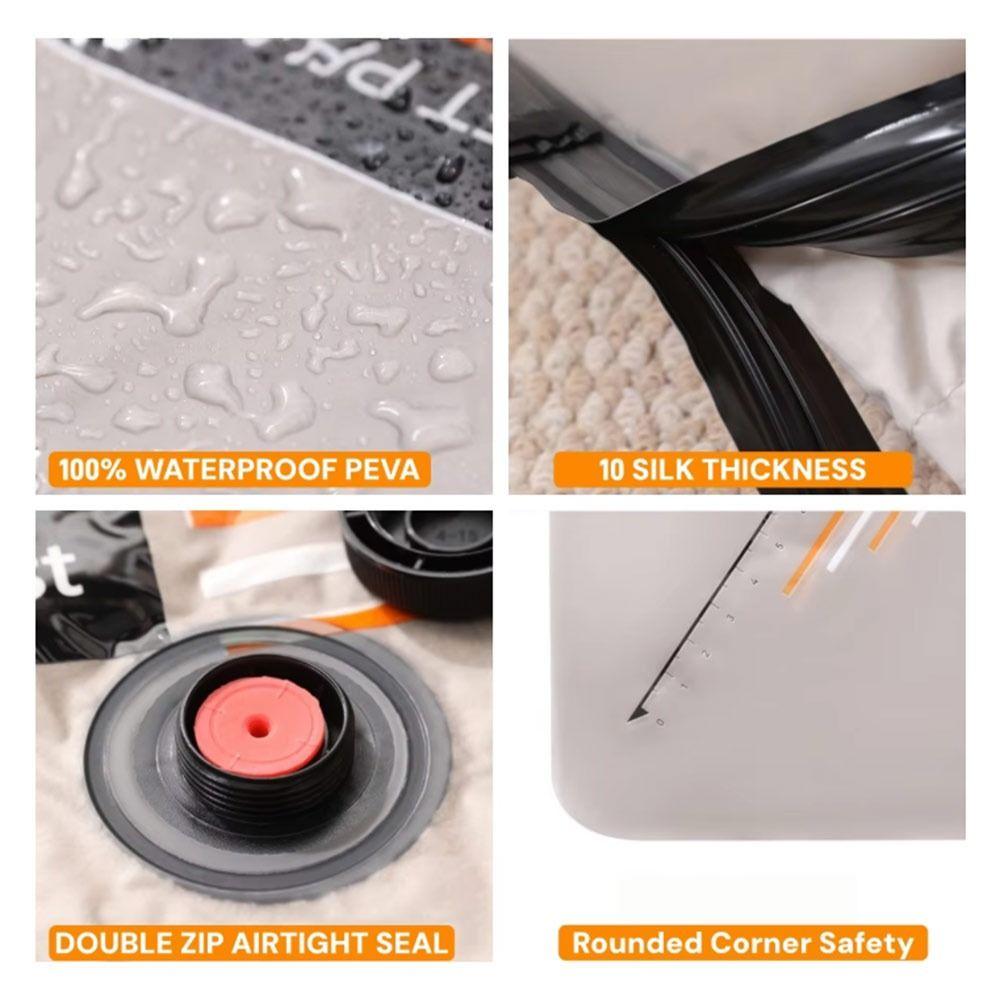 Large Capacity Seal Compression Bag No Pump Clothing Seal Bag  Travel Accessories
