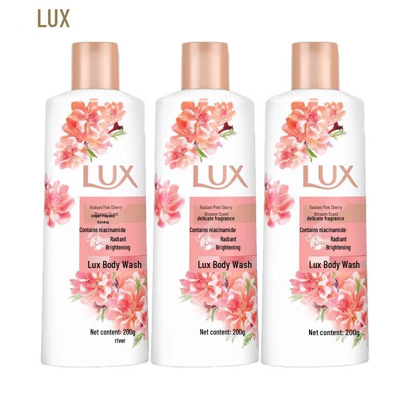 LUX Glowing Pink Cherry Blossom Scented Body Wash