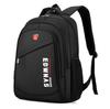 Simple Letter Printed Backpack With Large Capacity For Men Business Bag Computer