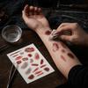 4Sheets Realistic Halloween Temporary Tattoos Waterproof Fake Tattoo  Party