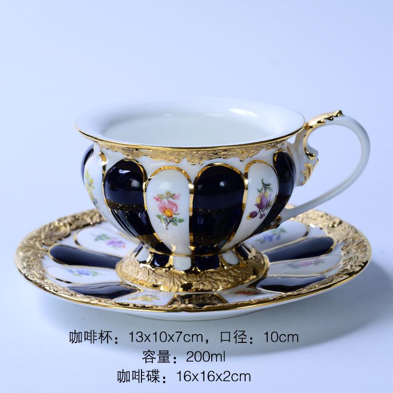 Ceramic Coffee Mug European Court Phnom Penh Cup Luxury Afternoon Camellia Ceramic Latte Mug Cup Drinking Utensils