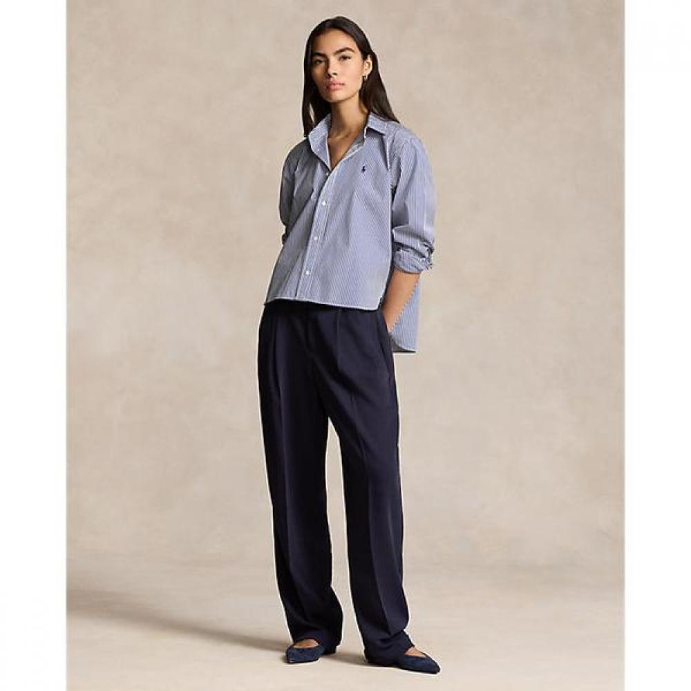 Polo Ralph Lauren Women S Striped Cotton Shirt  wmpoShtndo20325100 