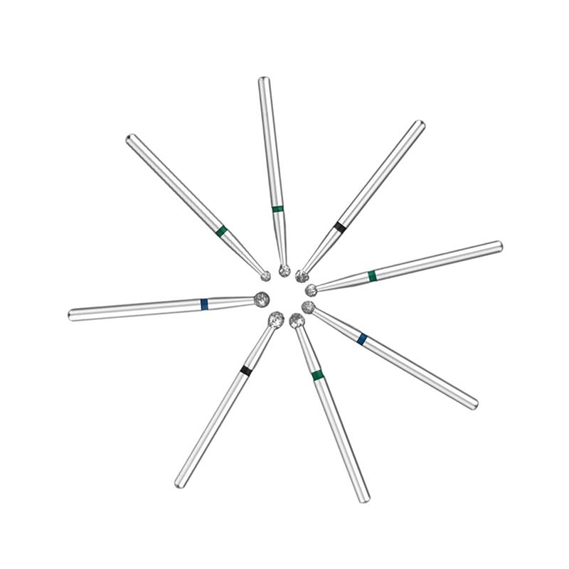 10Pcs/Box Dental Diamond Burs High Speed Handpiece 25Mm Dentist Tool Wear Resistant Lengthening Dentistry Fillings Palatal