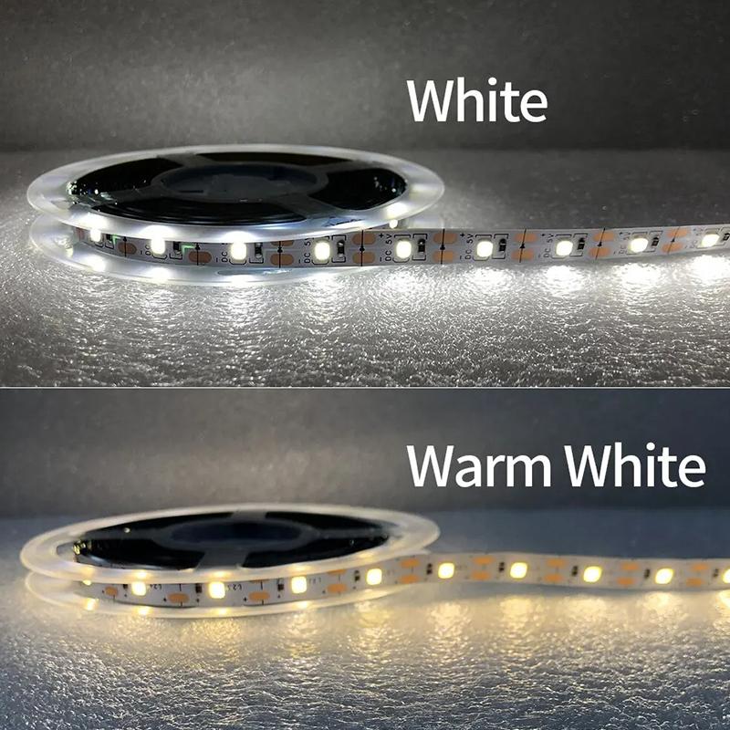 Warm White Led Strip Lights Usb White Led Tape Light 5V Flexible Led Lighting Strips Adhesive 2835 Led Lights Strip For Room