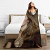 Barbra Streisand Flannel Blanket Singer Actress Warm Soft Throw Blanket for Couch Chair Sofa Bed Camp Bedspread Sofa Bed Cover
