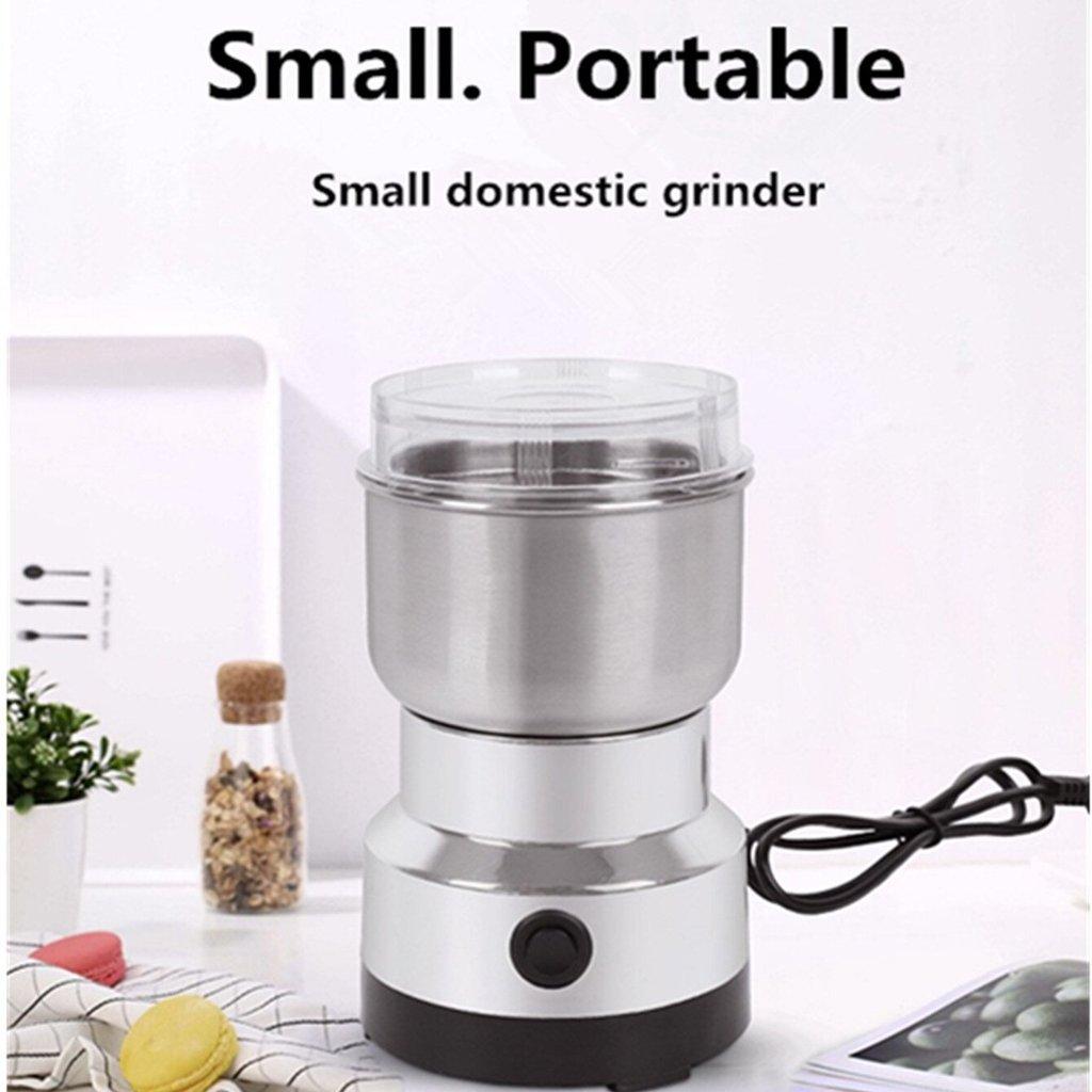 Coffee Grinder Food Processor With Stainless Steel Blades For Home Use And Dry Grinding