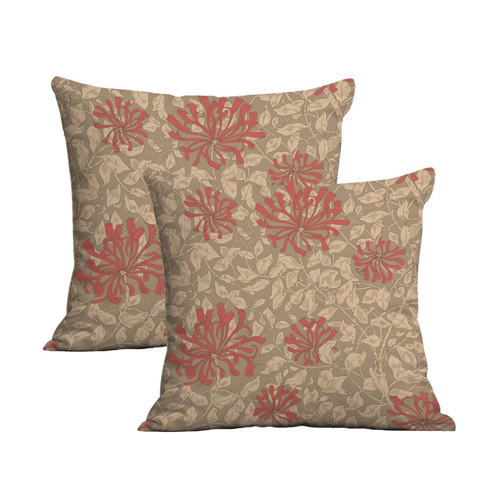 New Creative European Retro Floral Pillowcase Double-sided Printed Home Cushion Pillowcase Multiple Styles Available