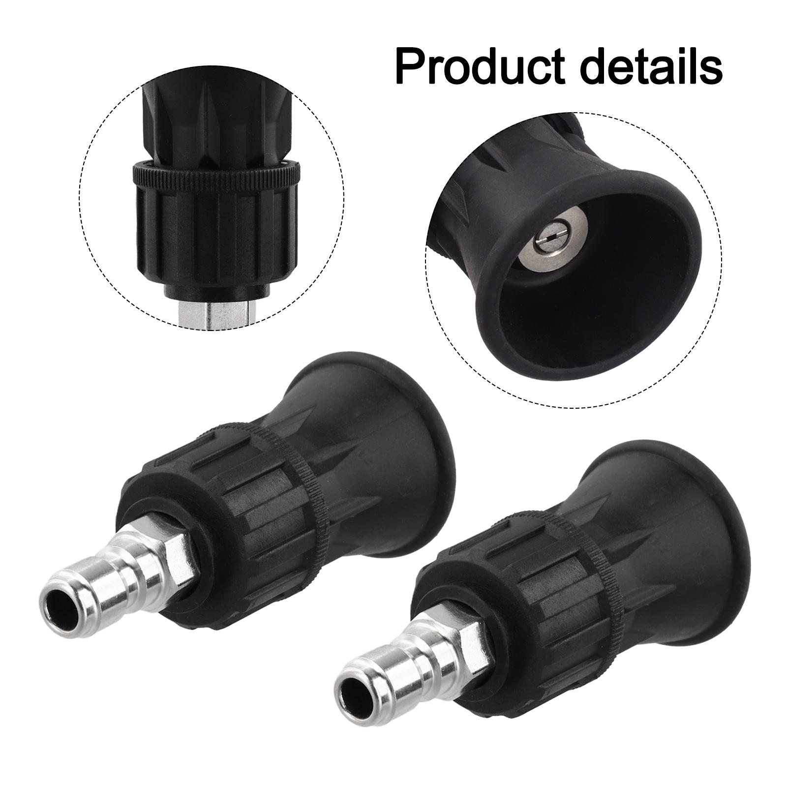 

40 Degree Cleaning Nozzle for Pressure Washer with Rubberized Protection for Safe Car Washing and Splash Control China Mainland