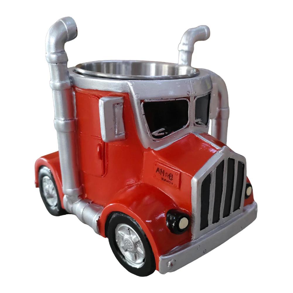 Semi-Truck Coffee Mugs Creative Truck Coffee Cup Resin Coffee Mug Gifts for Coffee & Truck Lovers