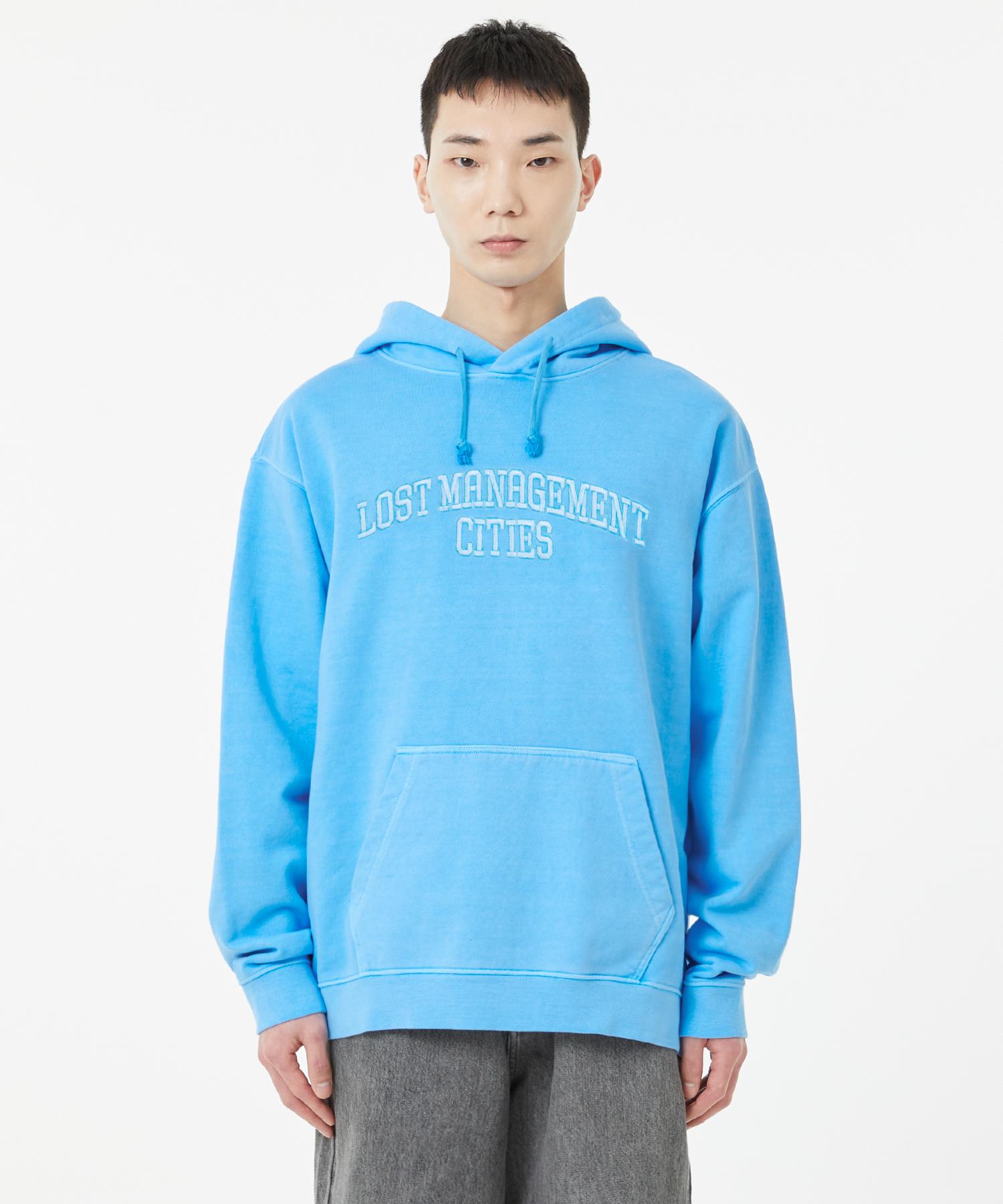 Lmc Overdyed Arch Fn Hoodie Sky Blue Sky Blue/L
