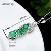 Cao Shi Koreańsko-Japoński Transgraniczny Gorący Sprzedaż Królewski Zielony Naszyjnik z Wisiorkiem z Fasoli