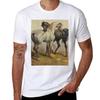 Beautiful Horses Lithography () TShirt Fashion Print Casual Short Sleeve TShirt