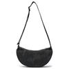 MLB Denim Shoulder Bag Unisex Charcoal Gray/Hemp Sandy Brown Casual