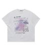 HOODHOOD Spray Alien Short Sleeve T-Shirt White
