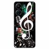 For Xiaomi Redmi 13C 4G Case Animals Painted Black Bumper Silicon TPU Coque for Redmi13C 4G 13 C Shockproof Covers Wolf Soft Bag