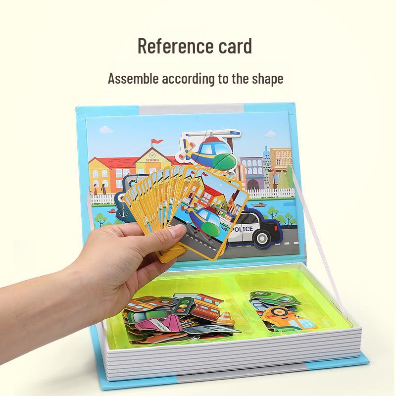 Children's Magnetic Puzzle Game - Fun & Educational Brain Development Toy