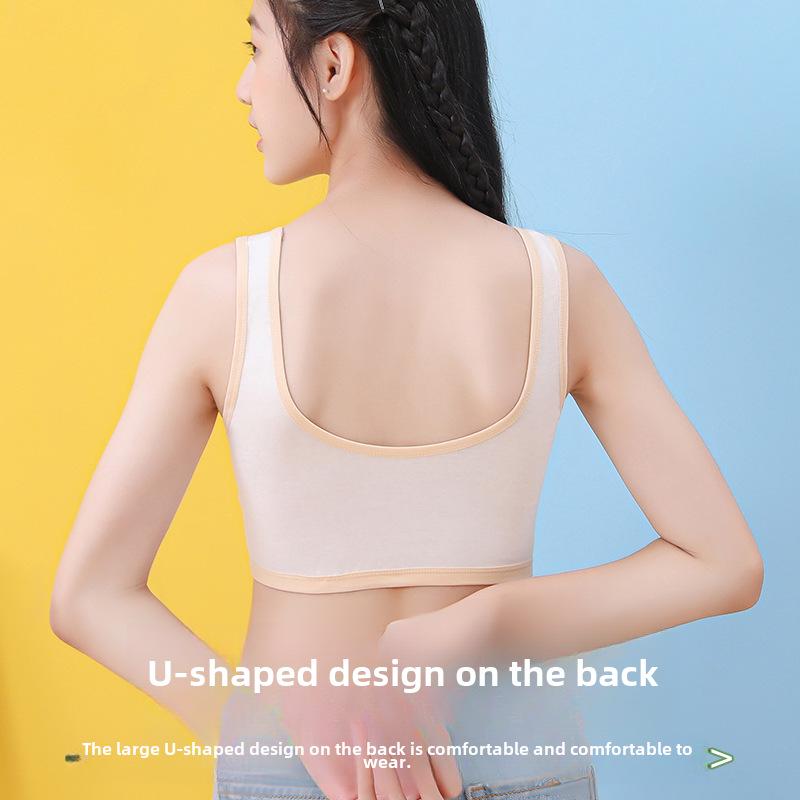 Mädchen Reine Baumwolle Brustwickel Weste - Anti-Bump BH für Junior High Schülerinnen