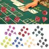 7Pcs Dragon Pattern Acrylic Polyhedral Dices Replacement Role Playing Game Dices Tabletop Game Accessories Enduring