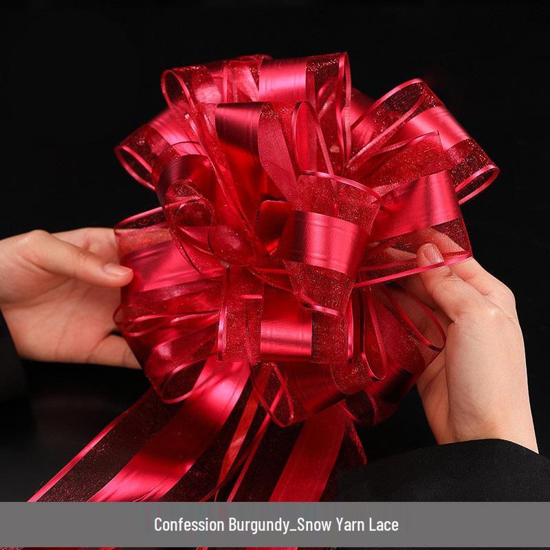 Luxury Wedding Car Decoration Ribbon and Flower Set