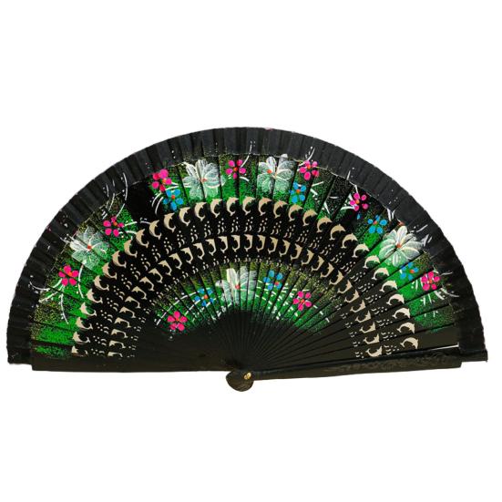 Skládací ventilátor bez otřepů s hladkým povrchem Pěkný dřevěný kapesní počítač pro klasický tanec