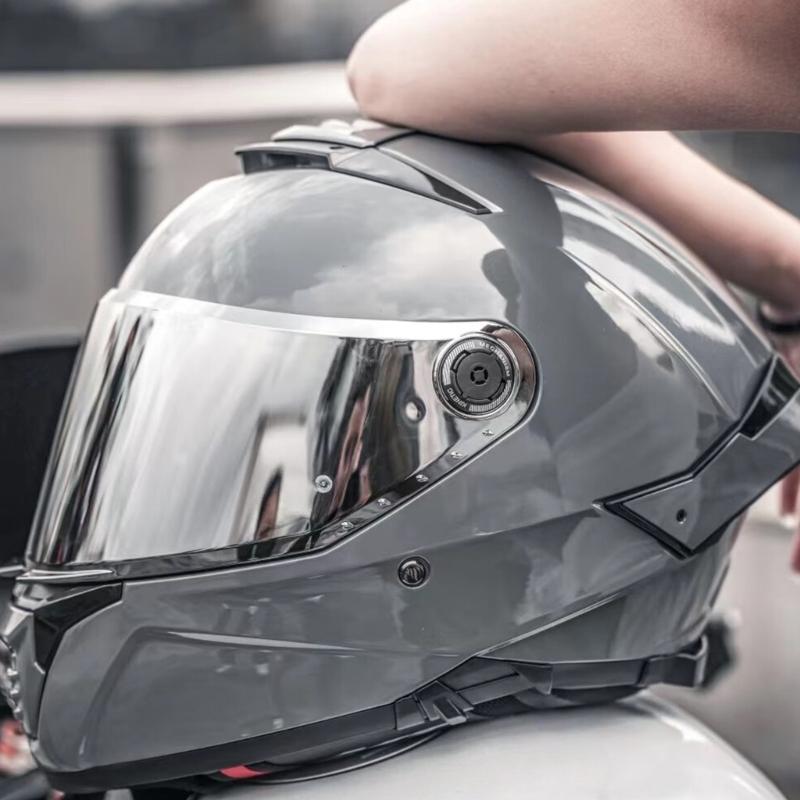 PC Motorbike Helmet Visors Lens UV Protection Wind Noise Reduction Shield for All Weather Conditions Reduces Wind Noise