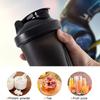 1-7 Stück Shakerflaschen, Sport-Wasserbecher, Molkeprotein-Pulver-Mixerflasche, Fitness-Shaker, tragbarer Trinkbecher aus Kunststoff für Outdoor-Aktivitäten