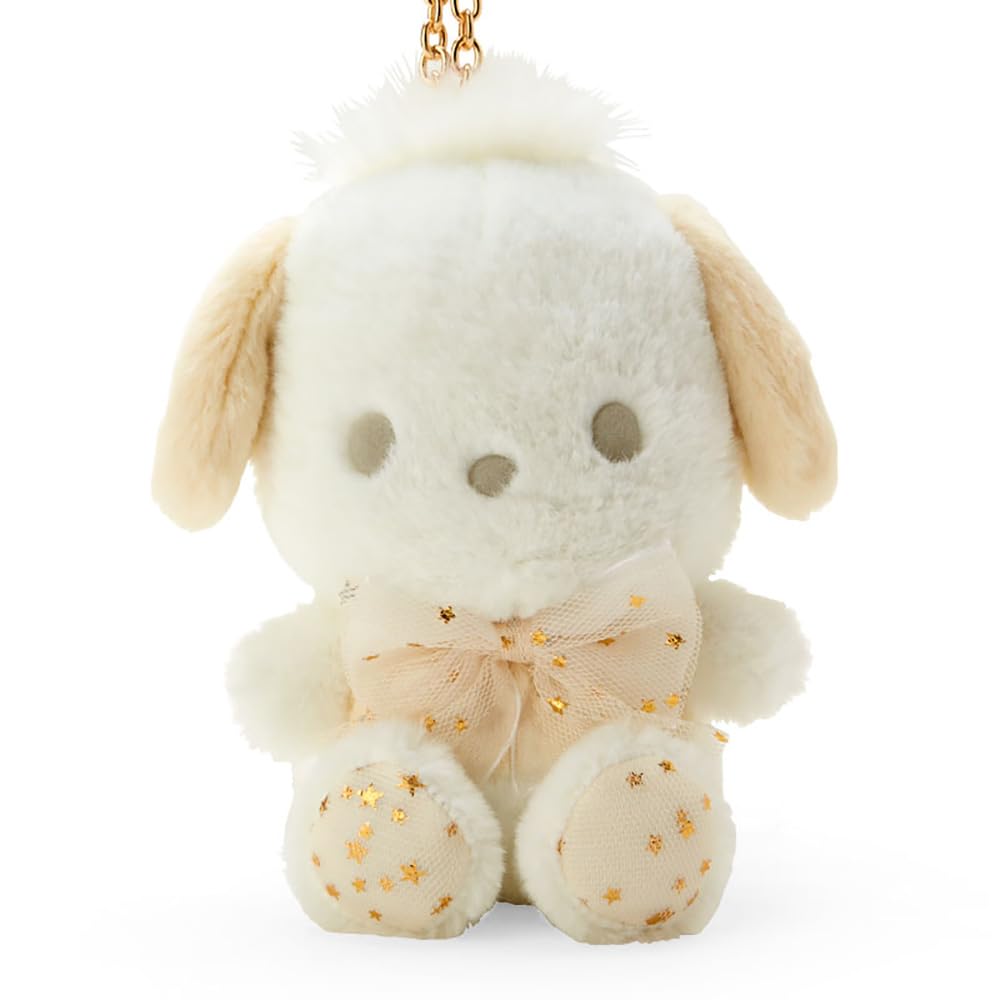 Sanrio Mascot Holder Pochacco x x White Design Series Character 031631 SANRIO 10.5 9.5 7.5cm