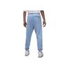 Jordan Essentials Einfarbige Kordelzug Lässige Strick-Jogginghose mit Bündchen Herren Jogginghose Blau Grau FB7299-436