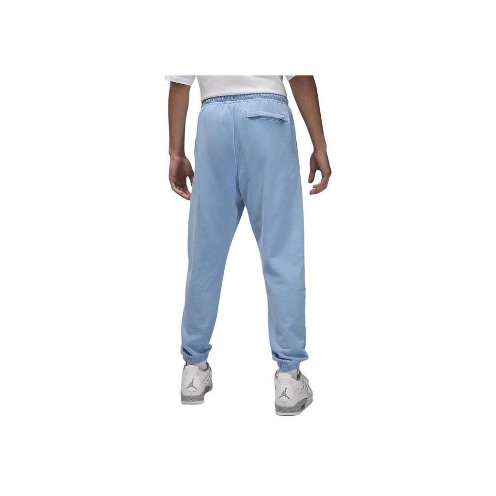 Jordan Essentials Einfarbige Kordelzug Lässige Strick-Jogginghose mit Bündchen Herren Jogginghose Blau Grau FB7299-436