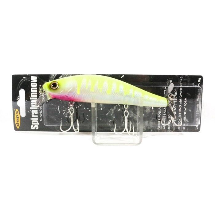 Deps Spiral Minnow 120mm 25g Chart Oyukawa #09