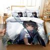 New Virtual Youtuber Tsukino Mito Bedding Set Cartoon Anime Three-piece Set Adult Kid Bedroom Duvet Cover Sets 3D Kawaii Girls