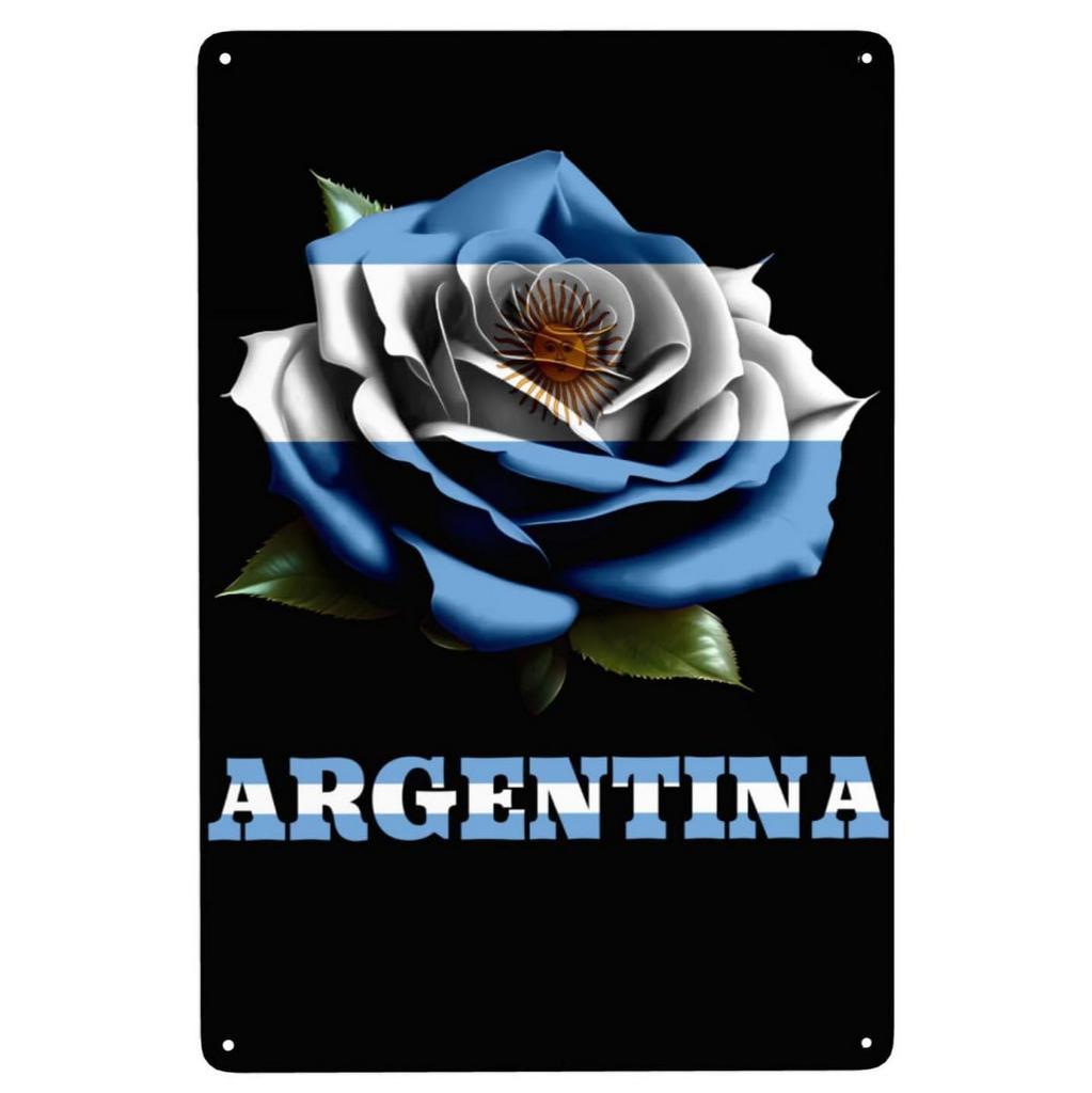Metal Tin Sign Argentina Buenos Aires Wall Decoration Plaque Vintage Poster Iron Painting for Man Cave Home Cafe Garden Club Bar