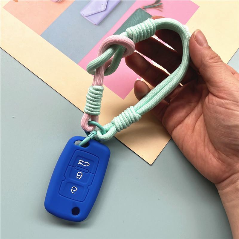 Keyring Colorful Keychain Short Key Chain Premium Keychain for Bags Charm Key Tags Mobile Phone Case Lanyard Mother's Day Gift
