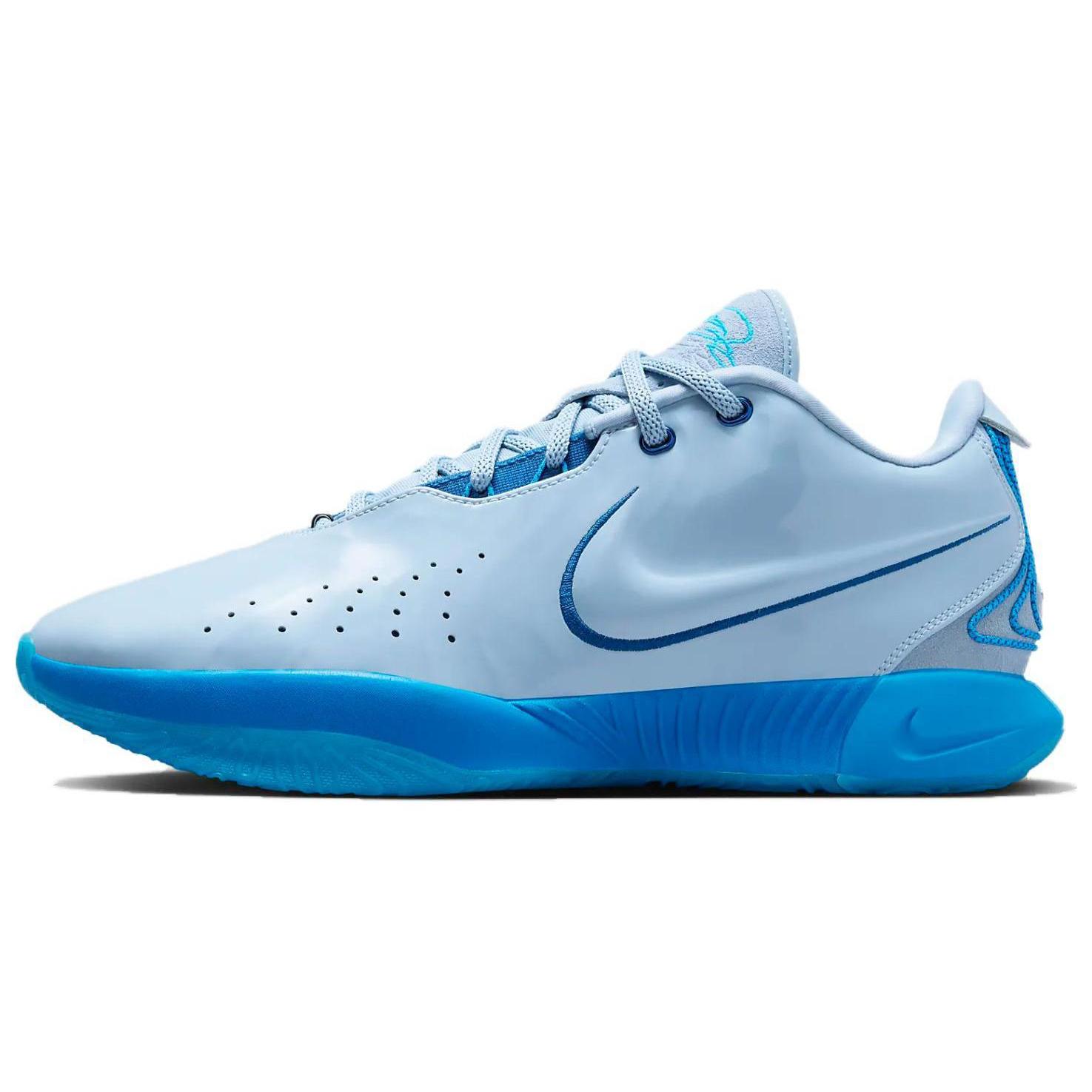 

Новые Nike LeBron 21 Синий Дайвер Полупрозрачная Синяя Подошва FQ4052-400 43