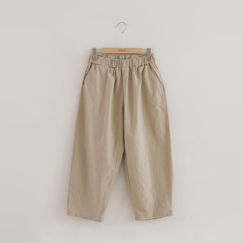 ELYSIA Leher Linen Baggy Elastic Pants