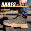 Men's Steel Toe Safety Boots - Anti-Smash, Anti-Puncture, Wear-Resistant, Non-Slip, Outdoor Work Shoes